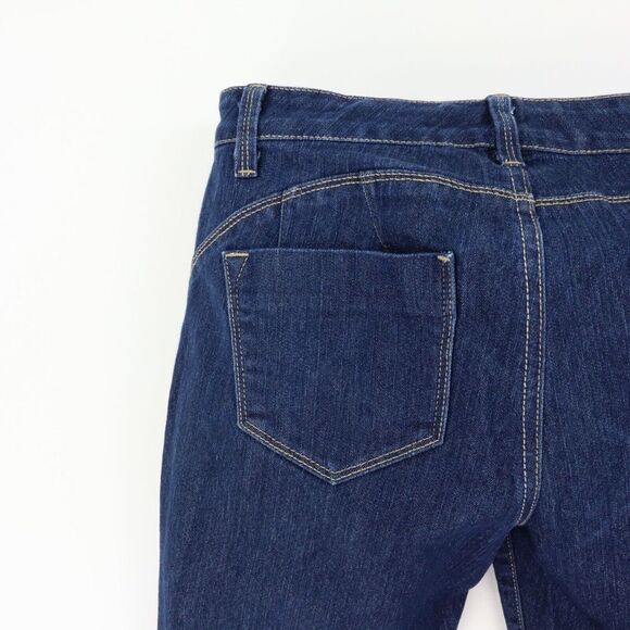 Nine West Capri Jeans Low Rise Womens Size 8 WAIST: 30 INCHES Blue STRETCH Denim - Picture 5 of 9